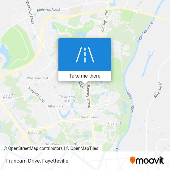 Mapa de Francam Drive