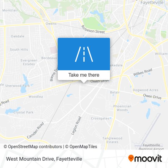 Mapa de West Mountain Drive