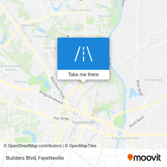 Builders Blvd map