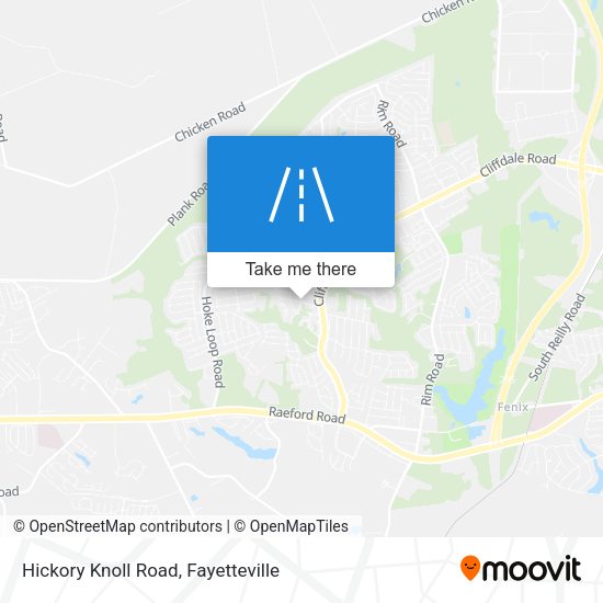 Mapa de Hickory Knoll Road