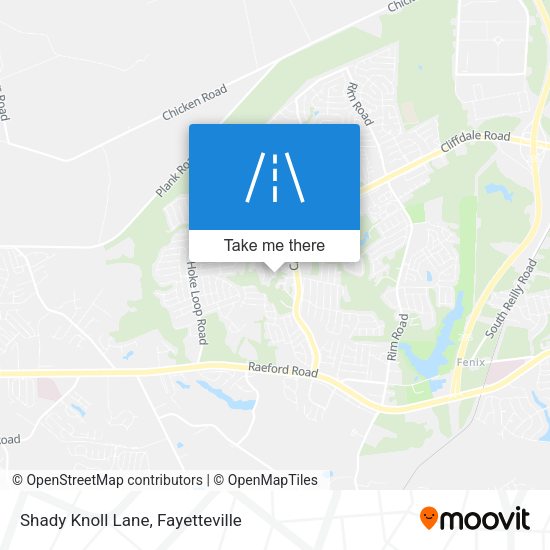 Mapa de Shady Knoll Lane