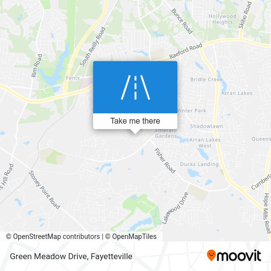 Green Meadow Drive map
