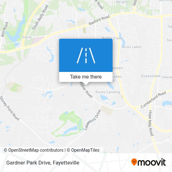 Gardner Park Drive map