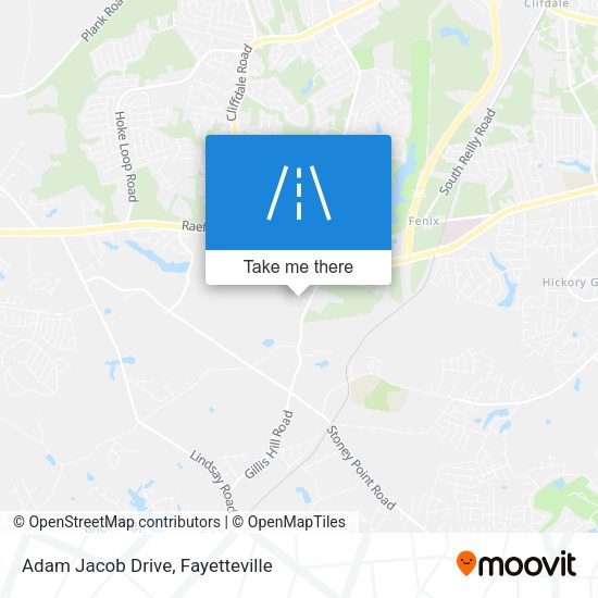 Adam Jacob Drive map