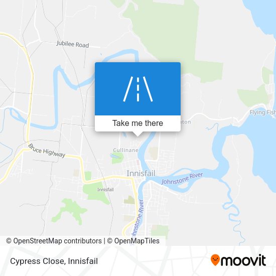 Cypress Close map