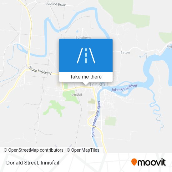 Donald Street map