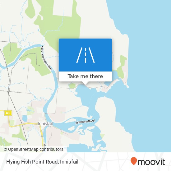 Mapa Flying Fish Point Road