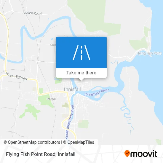 Mapa Flying Fish Point Road