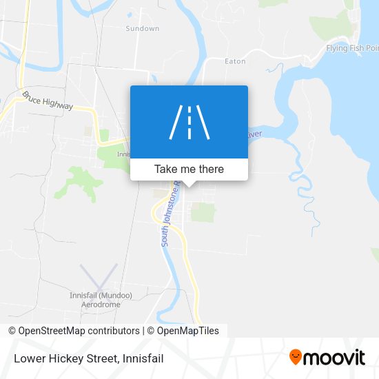 Lower Hickey Street map
