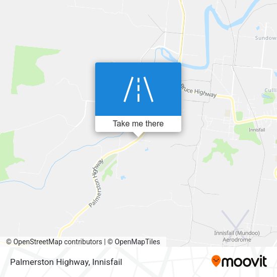 Palmerston Highway map