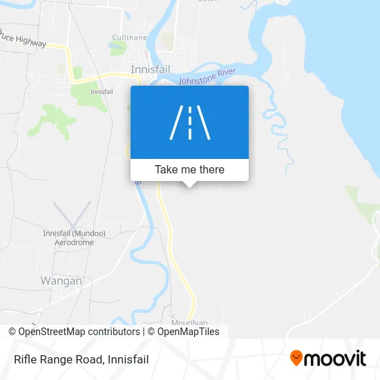 Mapa Rifle Range Road