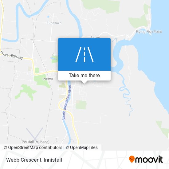 Webb Crescent map