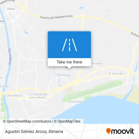 Agustín Gómez Arcos map