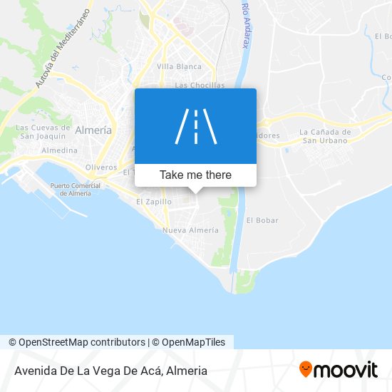 mapa Avenida De La Vega De Acá