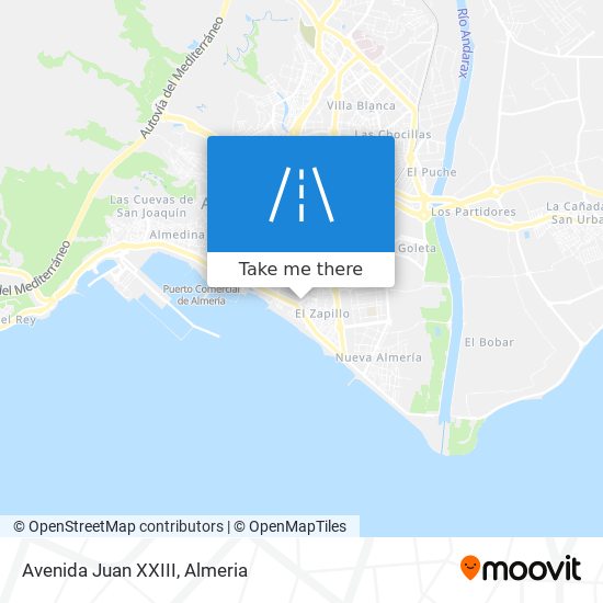 Avenida Juan XXIII map