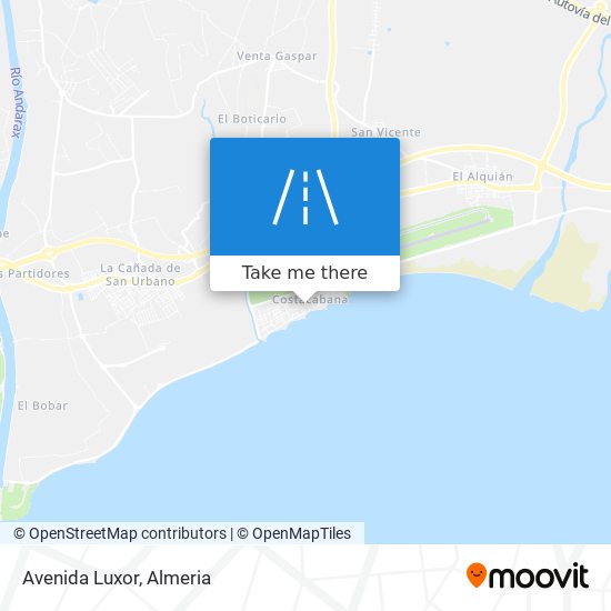 Avenida Luxor map