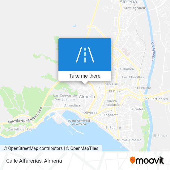 Calle Alfarerías map