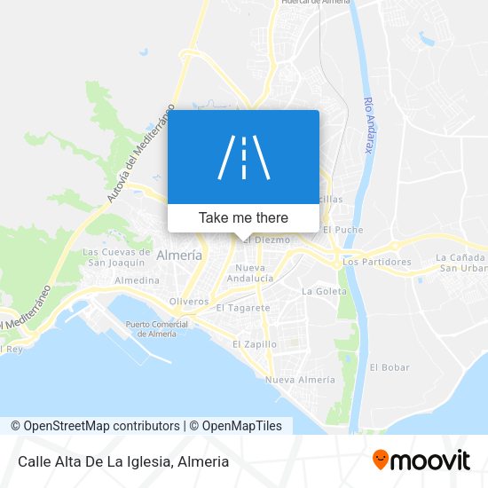 Calle Alta De La Iglesia map