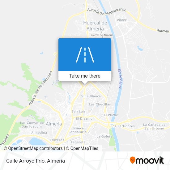 Calle Arroyo Frío map