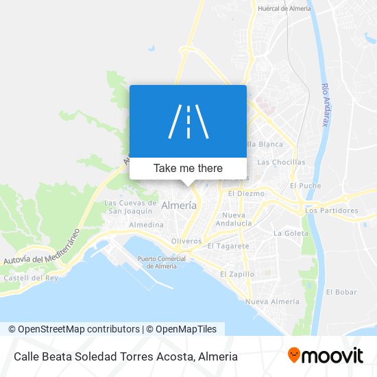 mapa Calle Beata Soledad Torres Acosta