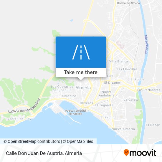 Calle Don Juan De Austria map