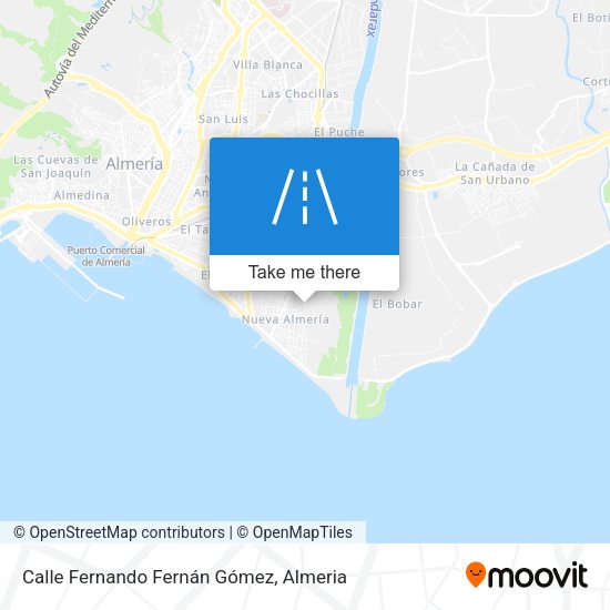 Calle Fernando Fernán Gómez map