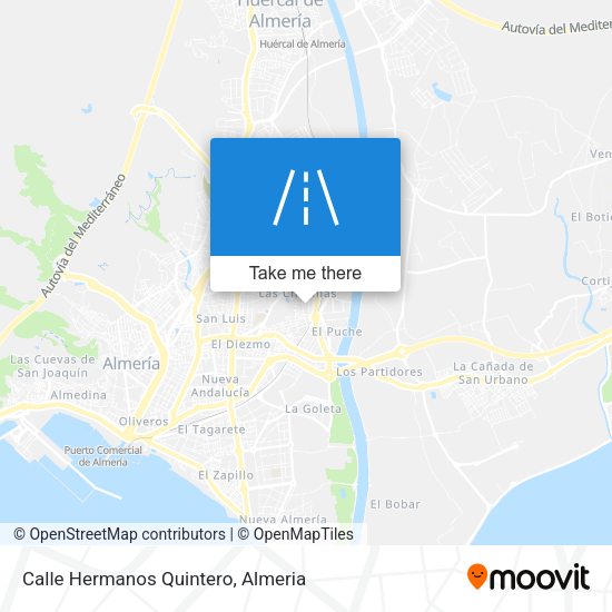 Calle Hermanos Quintero map