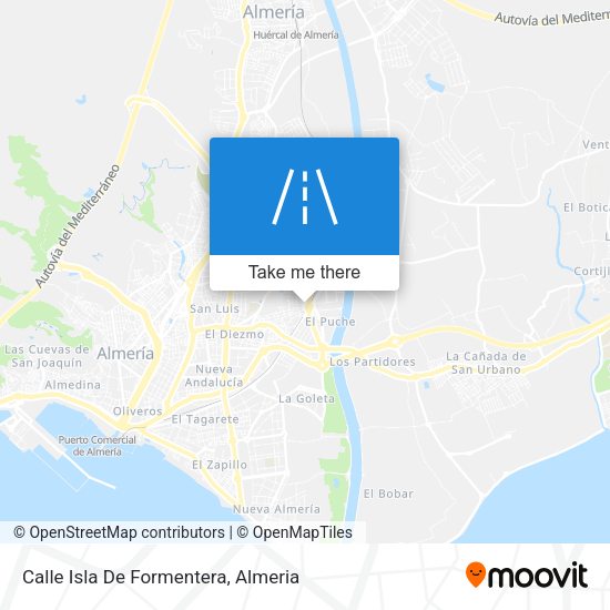 Calle Isla De Formentera map