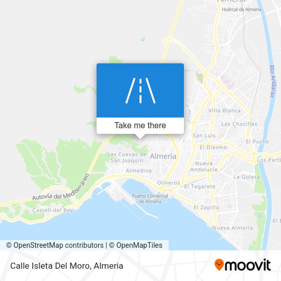 Calle Isleta Del Moro map