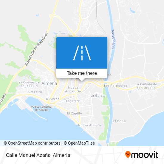 Calle Manuel Azaña map