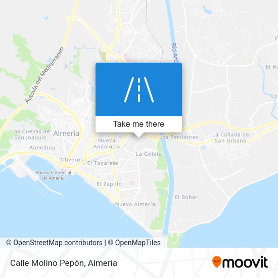 Calle Molino Pepón map