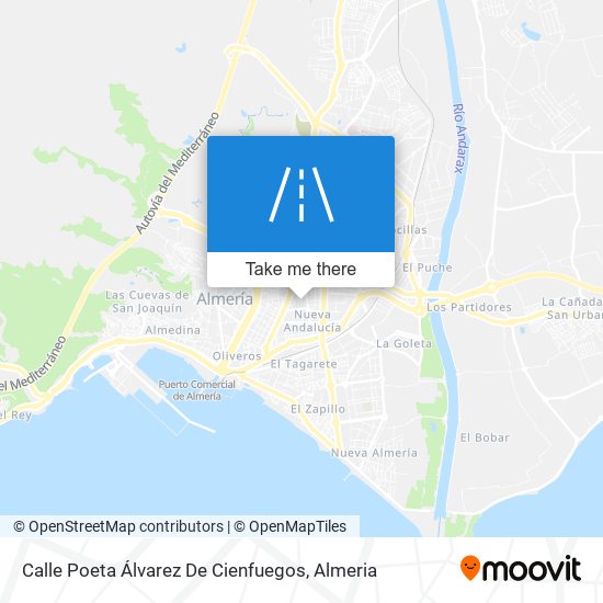 mapa Calle Poeta Álvarez De Cienfuegos