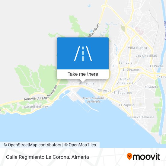 Calle Regimiento La Corona map