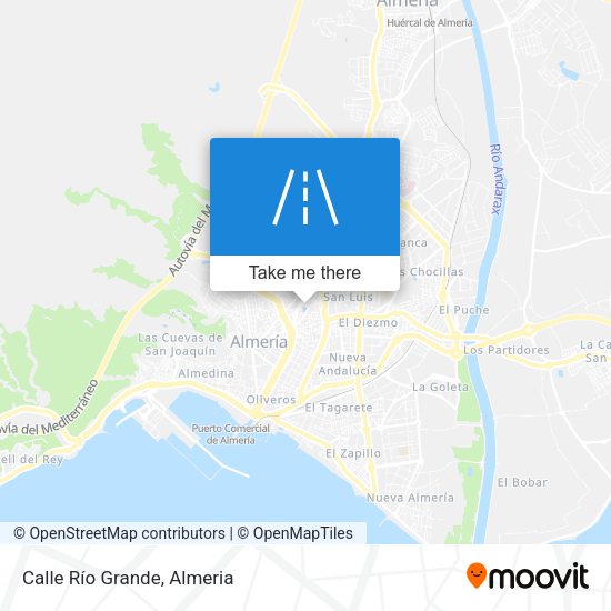 Calle Río Grande map