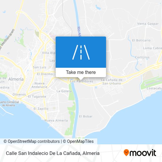 Calle San Indalecio De La Cañada map