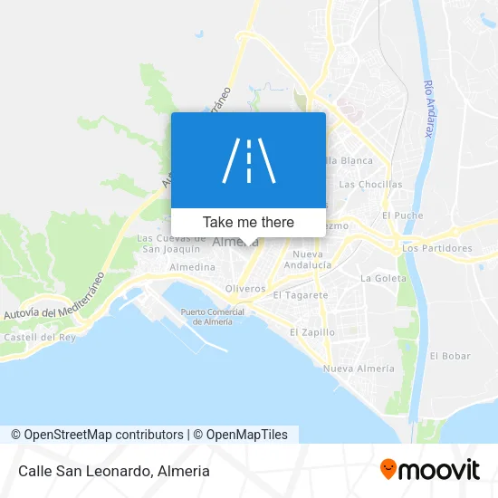 Calle San Leonardo map