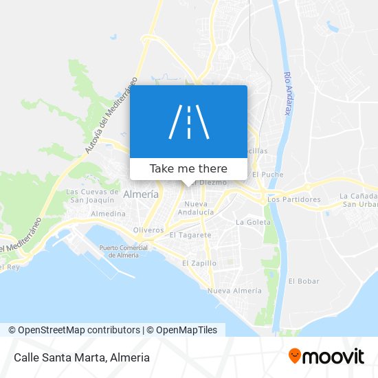 mapa Calle Santa Marta