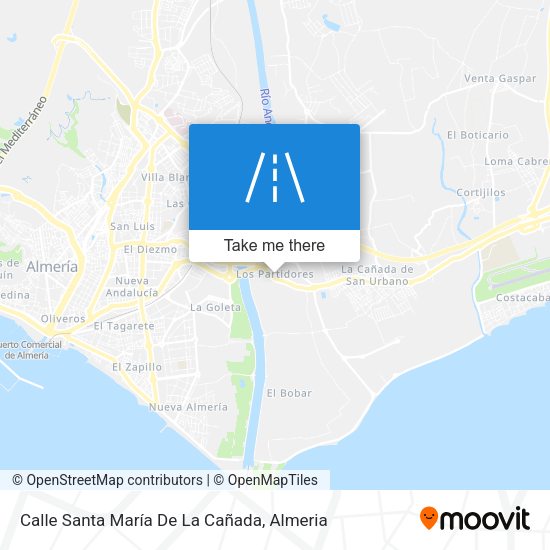 Calle Santa María De La Cañada map
