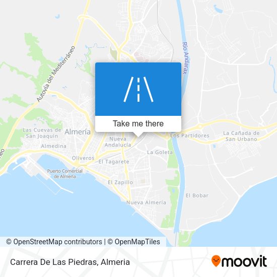 Carrera De Las Piedras map