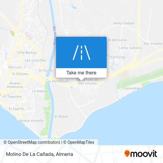 Molino De La Cañada map