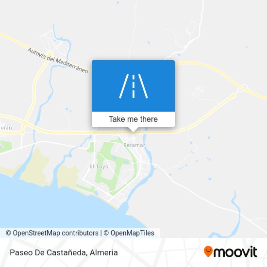 Paseo De Castañeda map
