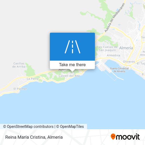 Reina María Cristina map