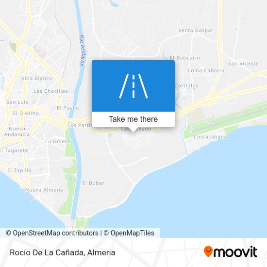 Rocío De La Cañada map