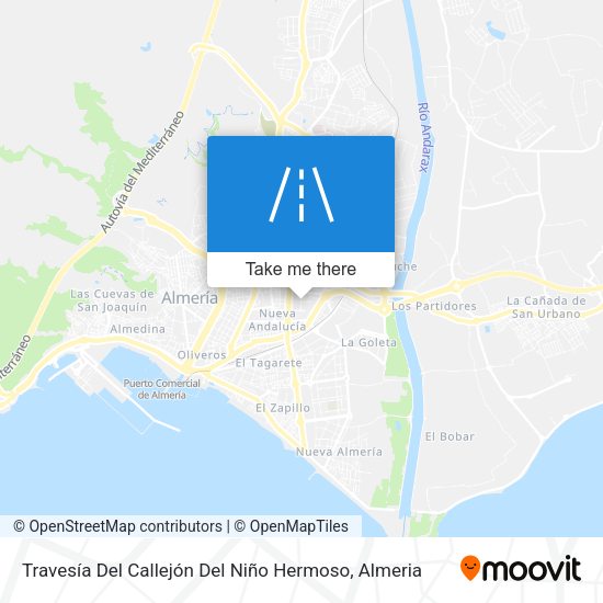 Travesía Del Callejón Del Niño Hermoso map