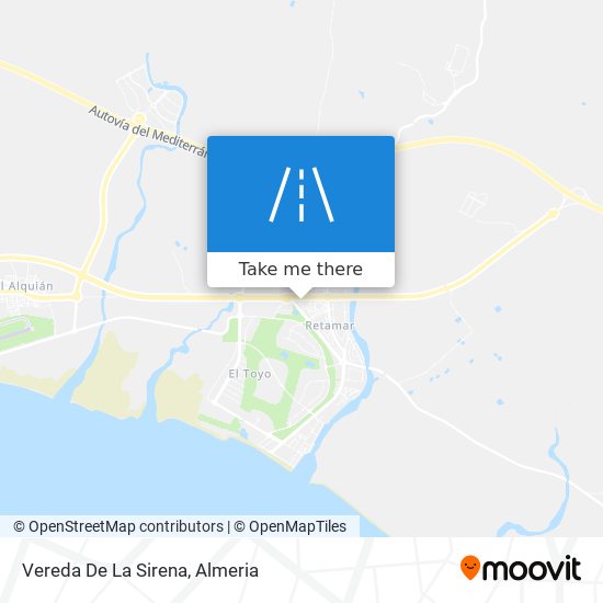 Vereda De La Sirena map