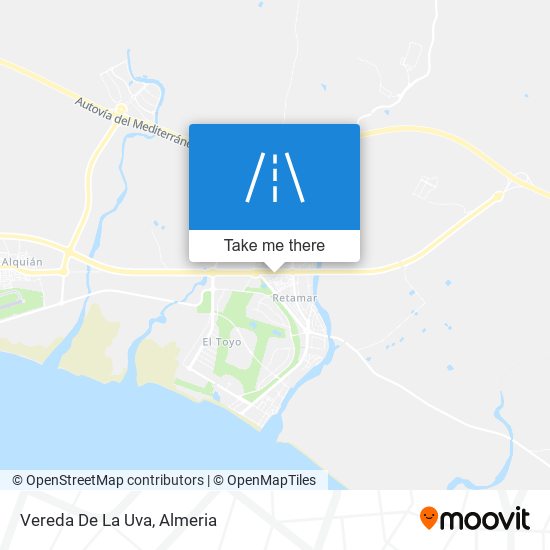 Vereda De La Uva map