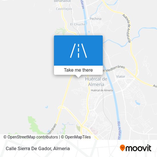 Calle Sierra De Gador map