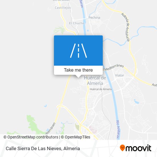 Calle Sierra De Las Nieves map