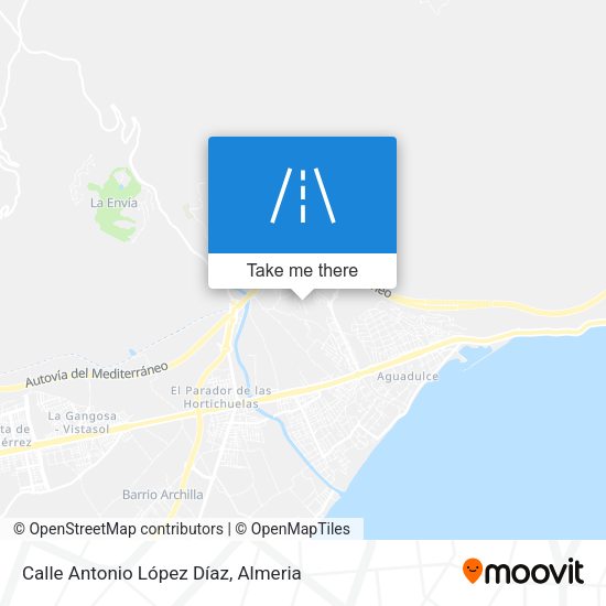 Calle Antonio López Díaz map