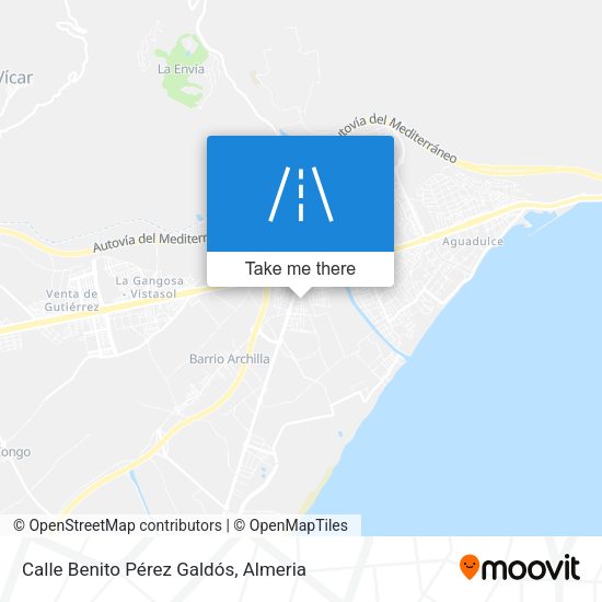 Calle Benito Pérez Galdós map